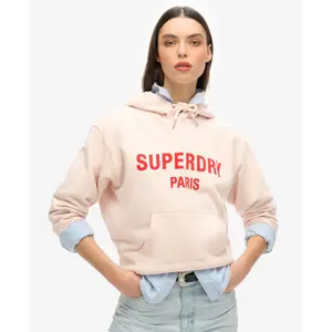Oversized Hoodie Damen Superdry Sport Luxe image-2