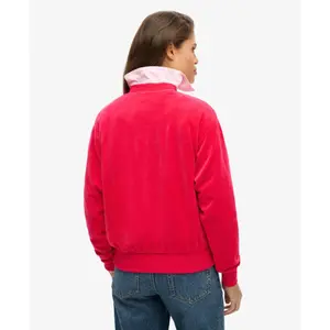 Oversized velvet print sweatshirt for women Superdry image-3