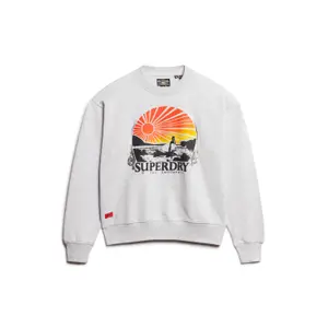Sweatshirt ample femme Superdry Travel Souvenir image-0