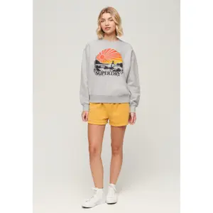 Sweatshirt ample femme Superdry Travel Souvenir image-1