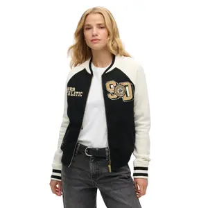 Jersey bomber with pattern for women Superdry College image-2
