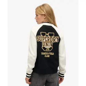 Jersey bomber with pattern for women Superdry College image-4