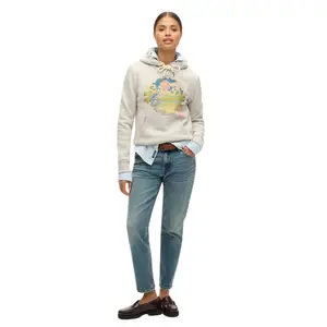 Women's hooded sweatshirt Superdry Vintage Logo Itago image-2