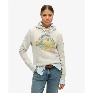 Women's hooded sweatshirt Superdry Vintage Logo Itago image-1