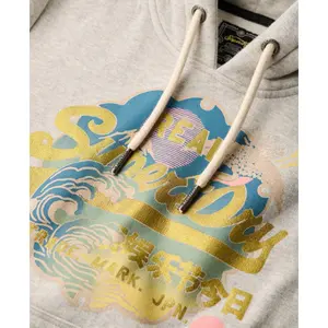 Women's hooded sweatshirt Superdry Vintage Logo Itago image-5