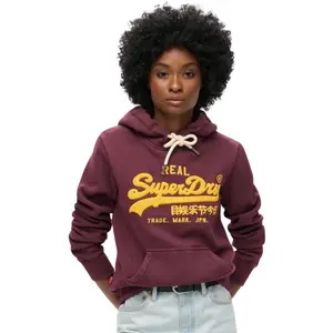 Frau Kapuzenpullover mit Chenille-Muster Superdry image-1