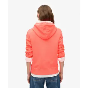 Women’s tone-on-tone logo hoodie Superdry Cooper image-3