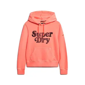Women’s tone-on-tone logo hoodie Superdry Cooper image-0