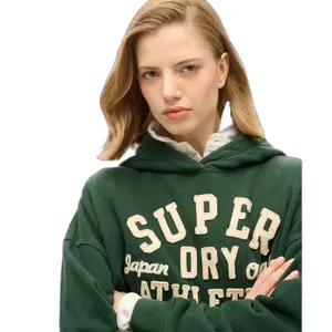 Sudadera oversize con capucha de mujer Superdry Athletic Essentials image-5
