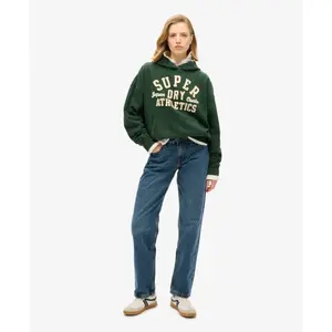 Sudadera oversize con capucha de mujer Superdry Athletic Essentials image-2