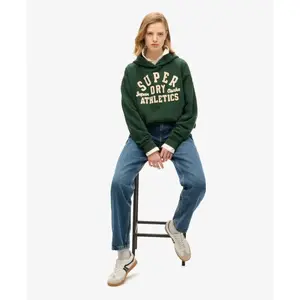 Sudadera oversize con capucha de mujer Superdry Athletic Essentials image-3