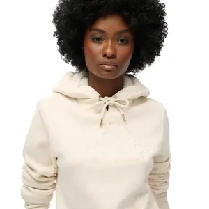 Sweatshirt à capuche et logo métallisé femme Superdry Luxe image-4