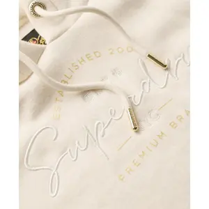 Sweatshirt à capuche et logo métallisé femme Superdry Luxe image-5