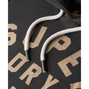 Sudadera con capucha Superdry Glitter Graphic Logo image-3