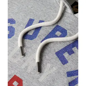 Sudadera con capucha y logo brilloso para mujer Superdry image-5