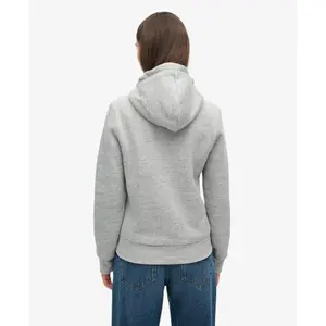 Sudadera con capucha y logo brilloso para mujer Superdry image-3