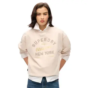 Women's loose-fitting sweatshirt Superdry Luxe image-1
