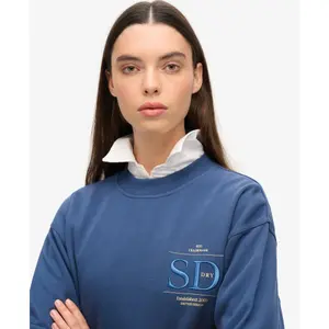 Women's loose-fitting sweatshirt Superdry Luxe image-4
