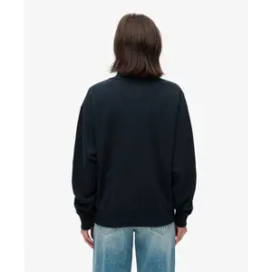 Loose fit crew neck sweatshirt for women Superdry Travel Souvenir image-3