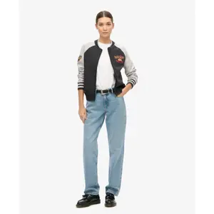 Women's bomber Superdry College Script Graphic image-1