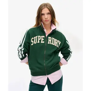 Chaqueta de chándal con cremallera y diseño aplicado para mujer Superdry Athletic Essentials image-1