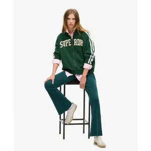 Chaqueta de chándal con cremallera y diseño aplicado para mujer Superdry Athletic Essentials image-3
