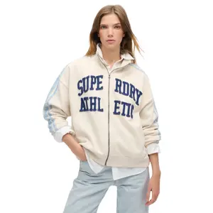 Chaqueta de chándal con cremallera y diseño aplicado para mujer Superdry Athletic Essentials image-1