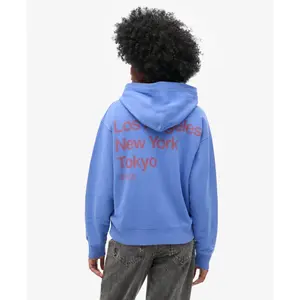 Women's loose-fitting hoodie Superdry Core Logo City image-4