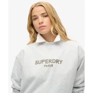 Sweatshirt med rund halsringning för kvinnor Superdry image-3
