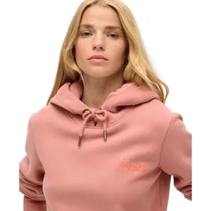 Sweatshirt com capuz e logo feminino Superdry Essential image-4