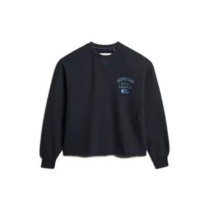 Cropped and loose women's sweatshirt Superdry Athletic Essentials image-0