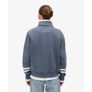 Women's zip-neck sweatshirt with appliqué design Superdry Athletic Essentials image-3