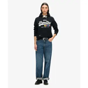 Felpa con cappuccio da donna Superdry Vintage Logo Pop image-2