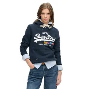 Felpa con cappuccio da donna Superdry Vintage Logo Pop Entry image-2