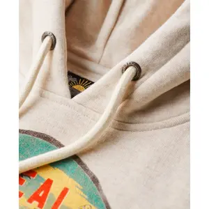 Women's hooded sweatshirt with pattern Superdry LA Vintage Logo image-5