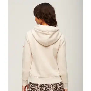 Women's hooded sweatshirt with pattern Superdry LA Vintage Logo image-4