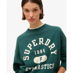 Women's oversized printed sweatshirt Superdry Athletic Essentials image-4