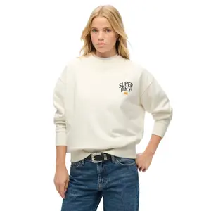 Women's oversized patterned sweatshirt Superdry Workwear image-2