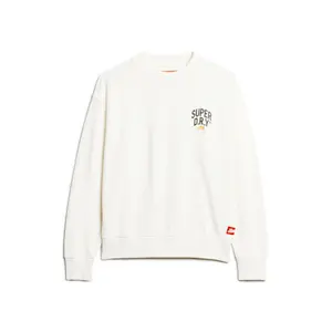 Women's oversized patterned sweatshirt Superdry Workwear image-0