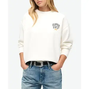 Women's oversized patterned sweatshirt Superdry Workwear image-1