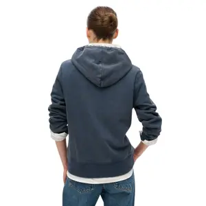Women's half-brushed logo hoodie sweatshirt Superdry Essential image-2