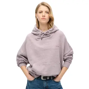 Überfärbter Kapuzenpullover für Damen Superdry Logo Essential image-1
