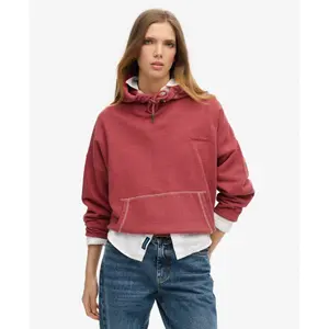 Überfärbter Kapuzenpullover für Damen Superdry Logo Essential image-1