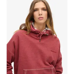 Überfärbter Kapuzenpullover für Damen Superdry Logo Essential image-4