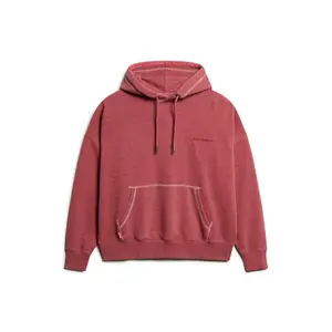 Überfärbter Kapuzenpullover für Damen Superdry Logo Essential image-0