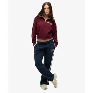 Women's zip-up crew neck sweatshirt Superdry Athletic Essentials image-1