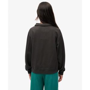 Damen Sweatshirt mit Rundhalsausschnitt und Reißverschluss Superdry Athletic Essentials image-2