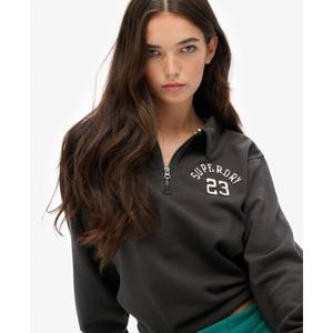 Damen Sweatshirt mit Rundhalsausschnitt und Reißverschluss Superdry Athletic Essentials image-4