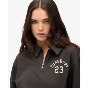 Damen Sweatshirt mit Rundhalsausschnitt und Reißverschluss Superdry Athletic Essentials image-3