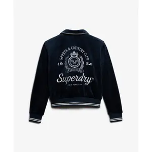 Bomber in jersey da donna Superdry Country Club image-3